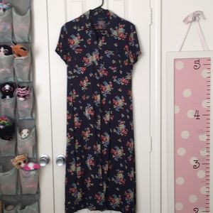 Vintage 90s floral long dress